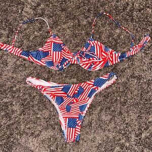 USA flag bikini